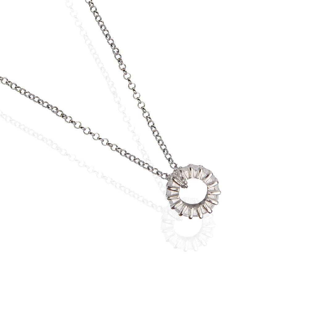 Embellished Sundial Pendant Chain