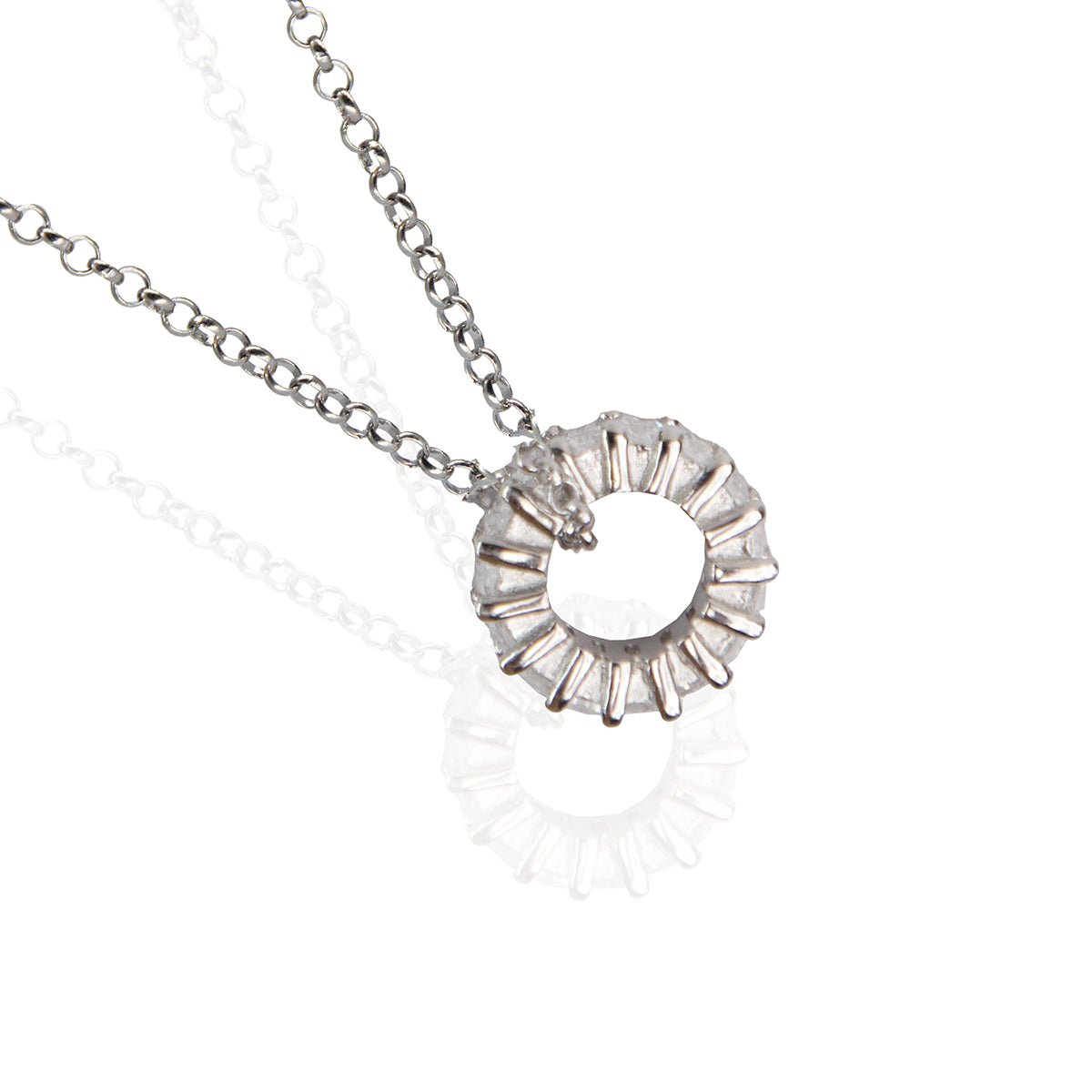 Embellished Sundial Pendant Chain