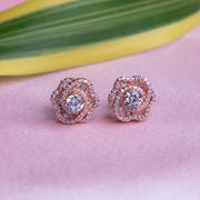 Evening Primrose Rose Gold Studs