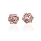 Evening Primrose Rose Gold Studs