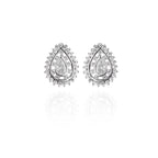 Exquisite White Stone Pendant Set