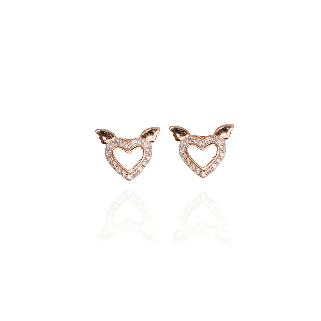 Fluttering Hearts Pendant Set