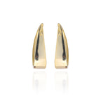 Golden Geometric Trendy Hoops