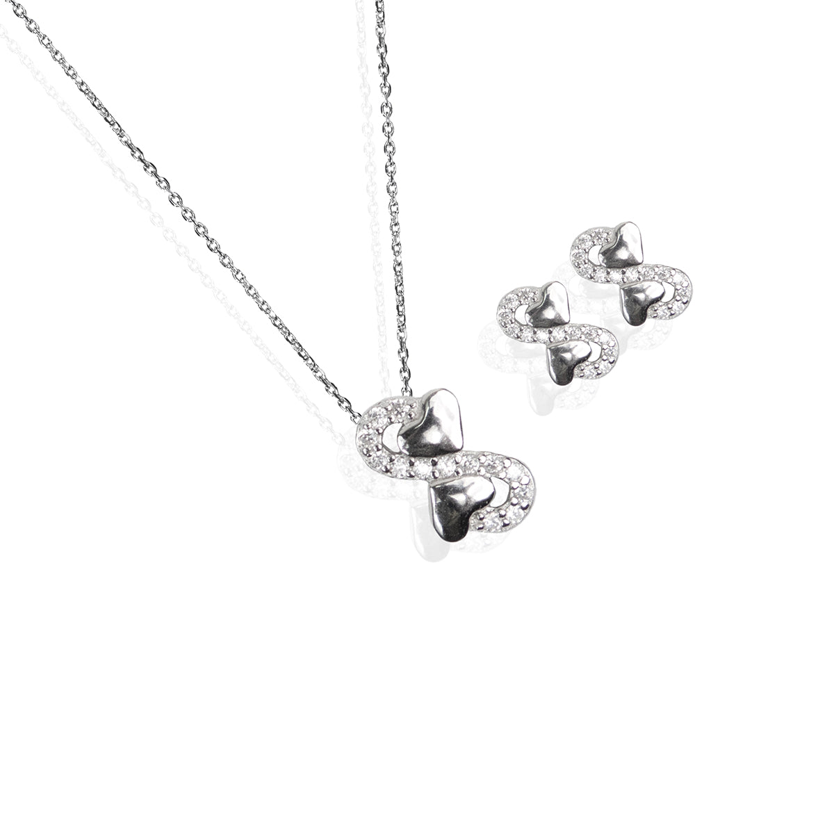 Heart Trap Pendant Set
