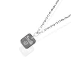 Just Smile Silver Pendant Chain