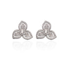 Leaflets of Three Embellished Studs