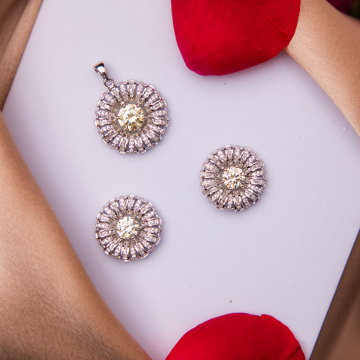 Magical Dandelion Pendant Set