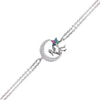 Multicolour Selene Charm Bracelet
