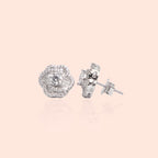 Rose Obsession Silver Studs