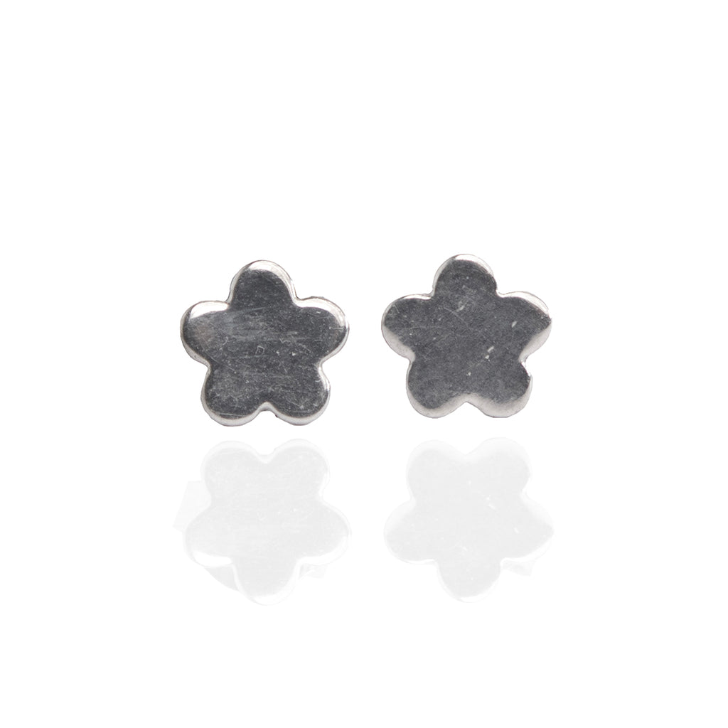 Simply Flower Silver Studs