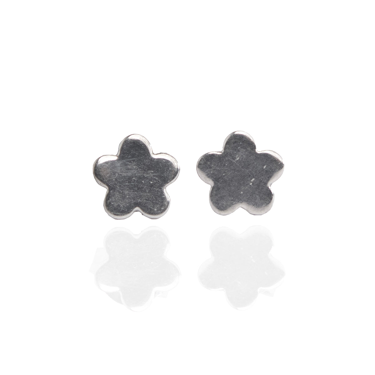 Simply Flower Silver Studs
