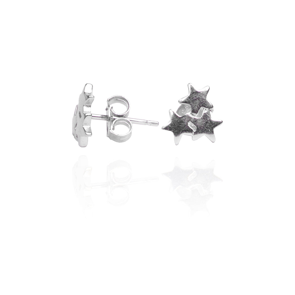 Star Cluster Silver Studs