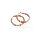 Statement Textured Gold Hoops