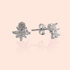 Sterling Silver Prismatic Studs