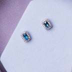 Turquoise Power Embellished Studs
