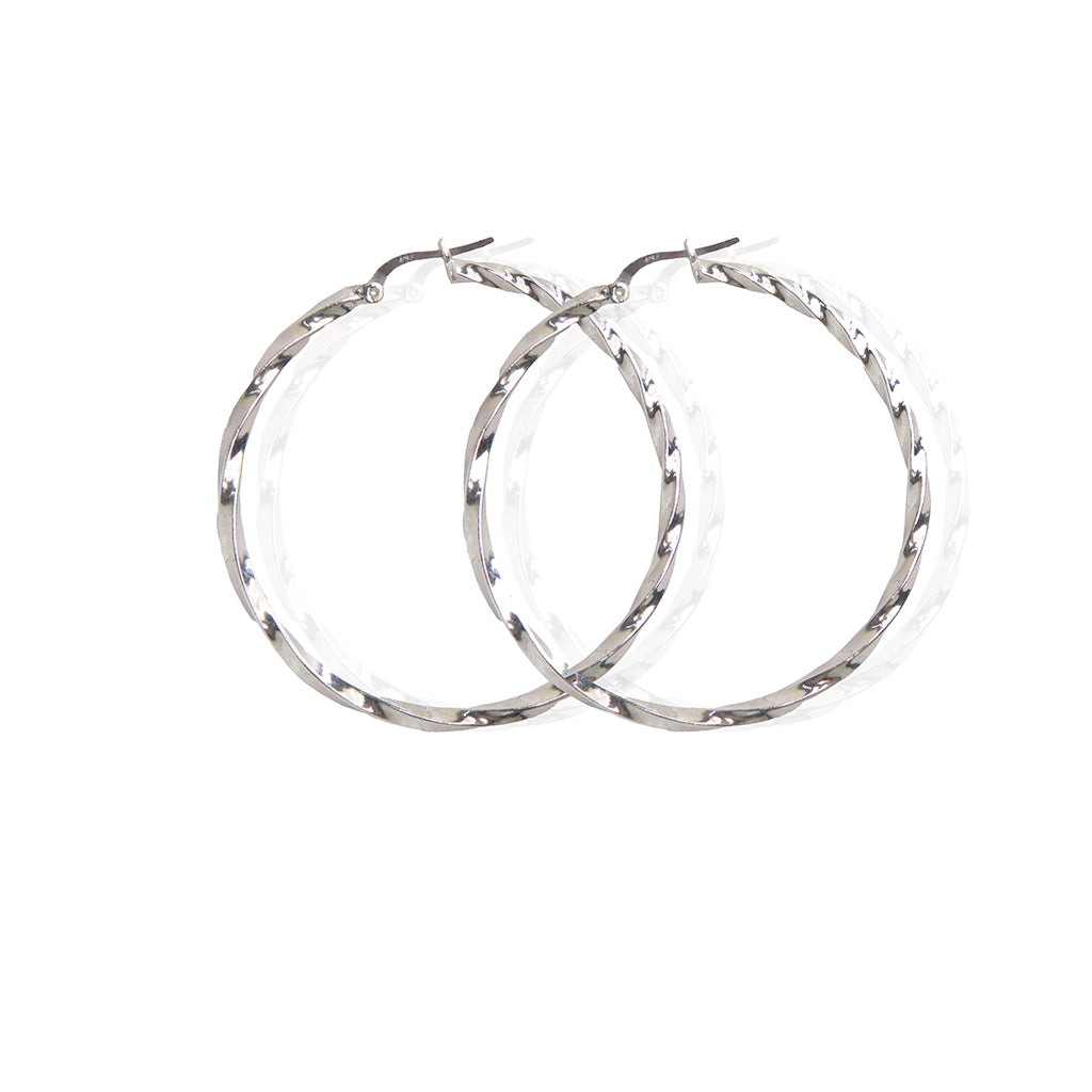 Twisted Contemporary Hoops