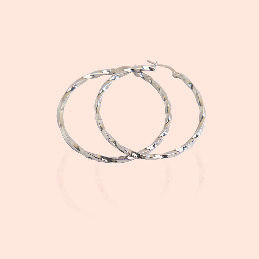 Twisted Contemporary Hoops