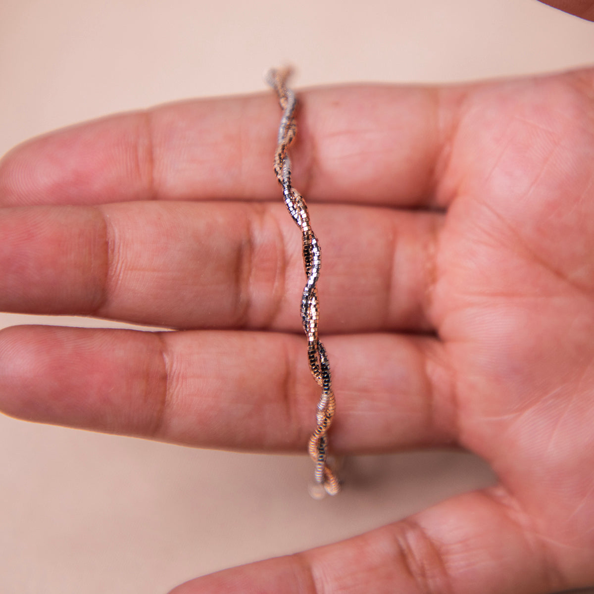 Twisted Wire Knot Trendy Bracelet