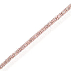 White Stone Gold Tennis Bracelet