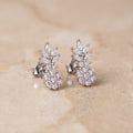 Fancy White Stone Earrings